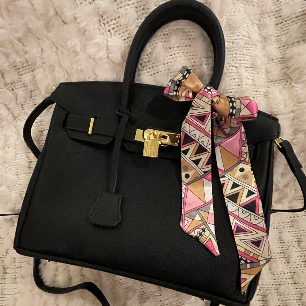 Black designer bag